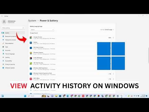 How To View Activity History On Windows 11