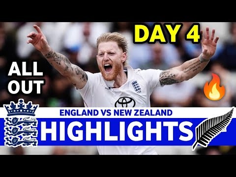England vs New Zealand 3rd Test 2026 Day 4 Highlights | Eng vs NZ