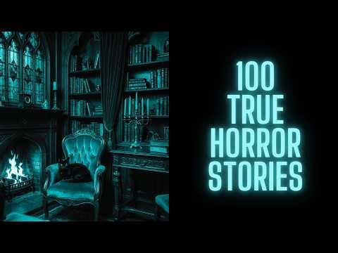 100 TRUE Scary Stories in the Rain | MEGACOMP | Cozy Horror For a Night In