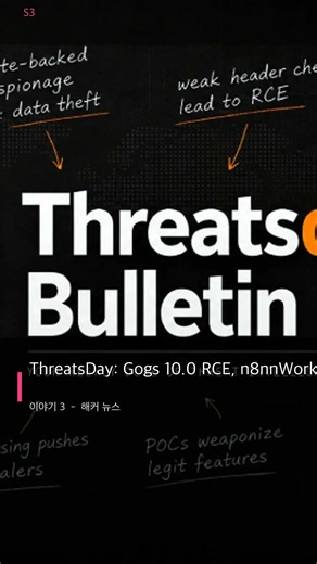 #Shorts ThreatsDay: Gogs 10.0 RCE, n8n... 🚀 | AI Pulse
