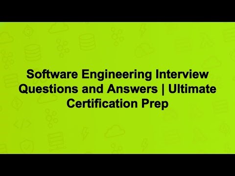 Software Engineering Interview Questions and Answers | Ultimate Certification Prep