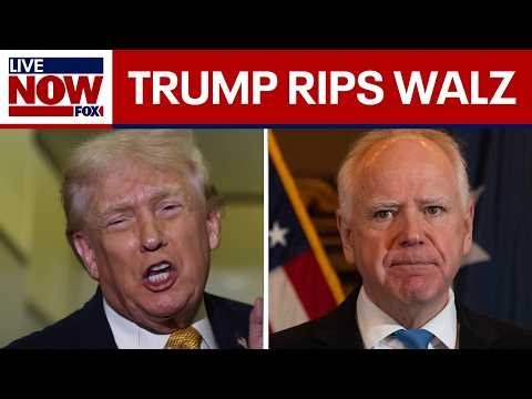 Trump rips Tim Walz after reelection announcement: 'Destroyed Minnesota'