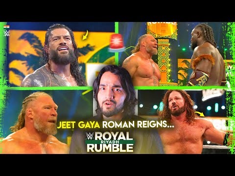 'Jeet Gaya Roman🔥🥹' Roman Reigns Wins WWE Royal Rumble 2026 Highlights