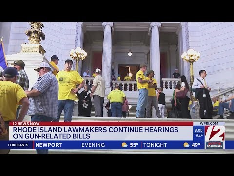 RI lawmakers continue hearings on gun-related bills