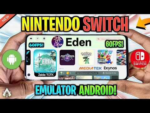 NEW! 🔥 EDEN EMULATOR ANDROID V2.5 BIG UPDATE - SETUP/SETTINGS & GAMEPLAY | NINTENDO SWITCH EMULATOR
