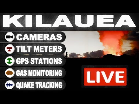 Live Kīlauea Volcano Eruption