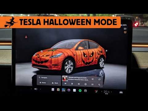 Tesla Halloween Mode - All The Changes (2026.38.3.1)