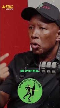 "MK PARTY IS OUR ENERMY NUMBER ONE, BUT NOT A STRATEGIC ONE" EFF LEADER JULIUS MALEMA SPEAKS