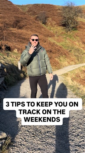 Sam Neill | Active Physiques Coach on Instagram: "3 TIPS TO KEEP YOU ON TRACK DURING THE WEEKENDS🎯 Weekends are the time when people struggle the most with staying on track. They don’ have the same routine maybe as they do during the week, a bit more time or maybe the opposite. Out and about with the family for example. So here are 3 tips to keep you on track on the weekends! Number 1 - Get Out and Get Active. So many people are really active during the week with work and use the weekend to hav