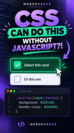 CSS Can Do THIS Without JavaScript! 🤯 #shorts