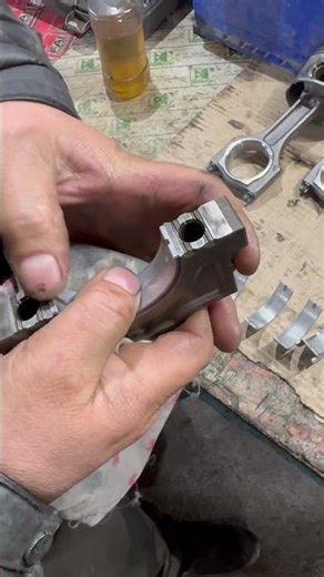 Main Bearings Installation — Engine Assembly #carrepair #automobile #engineblock #mechanic