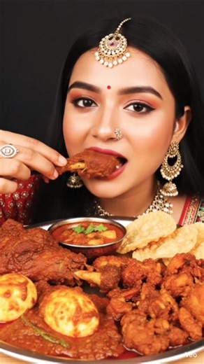 spicy chicken leg piece😋🥵🍗#mukbang #asmr #food
