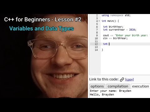[ASMR] C++ for Beginners - Lesson 2: Variables and Data Types