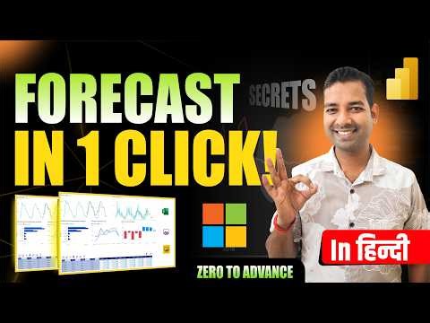 Power BI Forecasting Explained 📊 | Time Series & Predictive Analytics