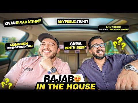 Finally Podcast With Rajab In Car😱Future Plan About Kivan Rajab😍