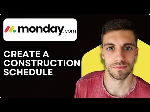 How to Create a Construction Schedule in Monday.com 2026 (EASILY)