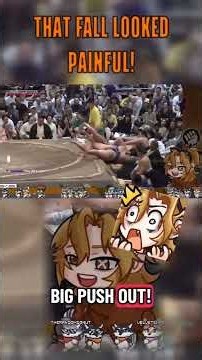 I can't believe he walked away from that fall 😳 #sumo #shocking #wrestling