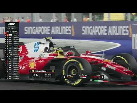 ❗Lewis Hamilton Vs Max Verstappen❗Sprint Race F1 Singapore Marina Bay #SingaporeanGP 2026
