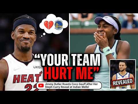 “Your Team Hurt Me” – Jimmy Butler Roasts Coco Gauff After Her Steph Curry Reveal at Indian Wells!