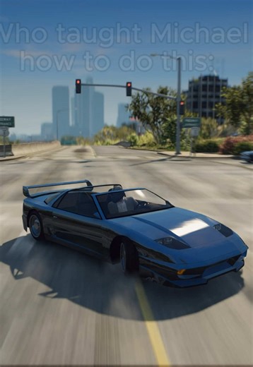 Michael Kinda Smoove in GTA Online Stunts