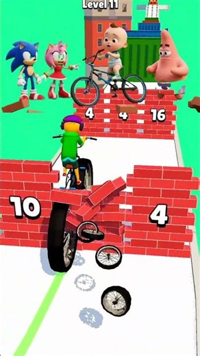 Gugugaga Broke the Wall with His Bicycle! 😱🚴💥 | Sonic & Amy