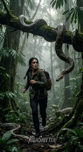 Giant Pythons Surround the Treehouse | Jungle Survival Escape