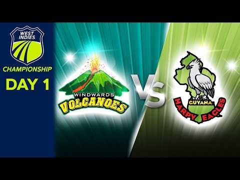 🔴 LIVE Windward v Guyana - R2 - Day 1 | West Indies Championship 2026 #WIChamps