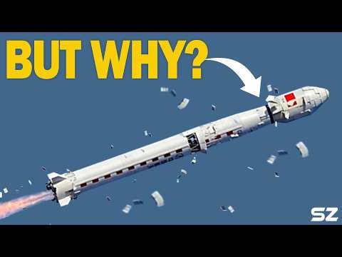 Why Chinese Rockets Drop White Fragments at Launch, But SpaceX Doesn't