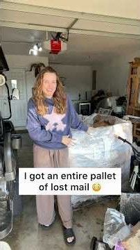 Let’s open an entire PALLET of lost mail 🤯