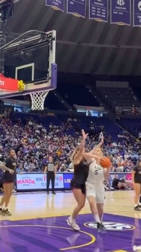 LSU International Freshman Anna Minaeva With Her First Points For THE Tigers