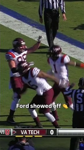 That was PERFECT 🤩 #virginiatech #accfootball #collegefootball