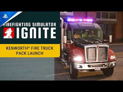Firefighting Simulator: Ignite - Kenworth Fire Truck Pack Launch Trailer | PS5 Games