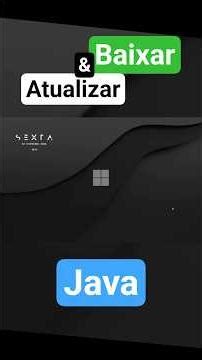 Como BAIXAR e ATUALIZAR o JAVA!!