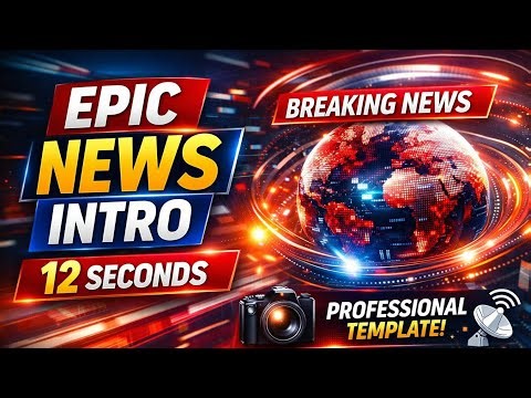 12-Second News Intro Template | Breaking News Opener