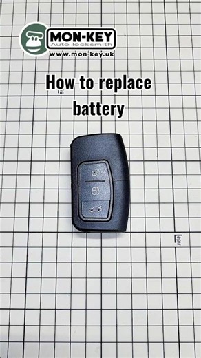 How to replace fob battery | Ford proximity key | MON-KEY.uk