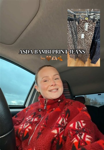 ASDA Bambi print jeans - try-on & shopping vlog