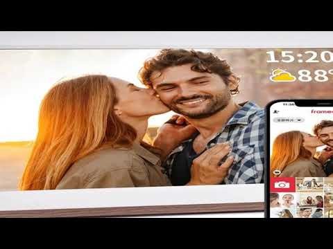 Frameo 10.1 Inch Digital Picture Frame?WiFi Electronic Frame?1280 * 800IPS HD Cloud Smart Digital