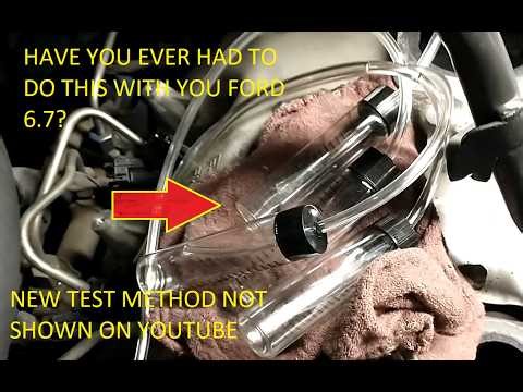 Best Ford 6.7 Diesel, Crank no start fuel system Diagnostic method