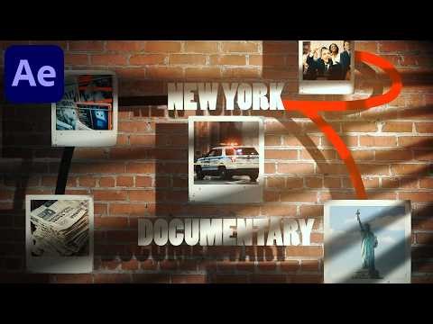 Cinematic Documentary Edit in After Effects - After Effects Tutorial | Cinematic Lighting