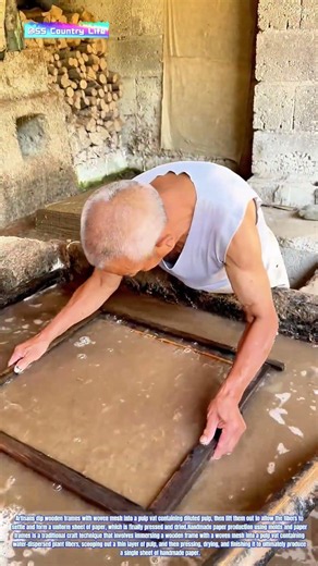 Pulp to Page: How a Master Craftsman Creates Traditional Handmade Paper from Natural Fibers
