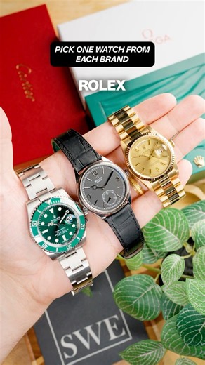 Rolex, Cartier and Omega: Pick One Watch from Each Brand | SwissWatchExpo