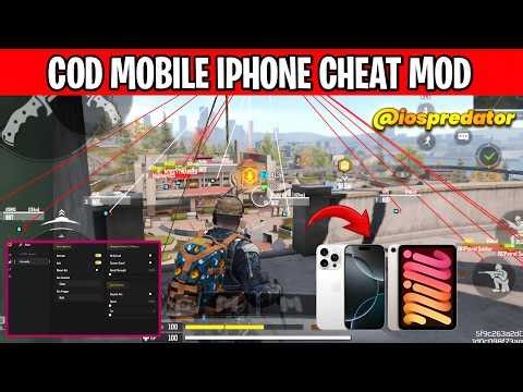 How To Hack Call of Duty Mobile in iOS Device | 100 % Antiban CODM iPhone Hack - Mod Menu Cheat