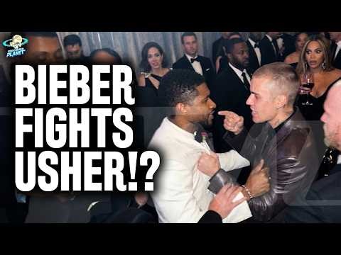 Usher & Justin Bieber EXPLODE At Oscars Party! What REALLY Happened!?
