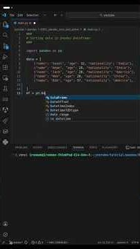How to Sort Data in Pandas #Pandas #DataFrames #DataAnalytics #SKAcademy #ByteSizedPandas #Python