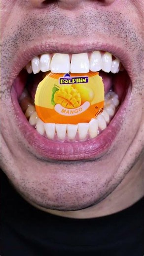 ASMR | Chewing Mango Jelly 🍑😋 #DoctorTristanPeh #ASMR
