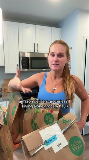 Amazon Grocery Delivery: Living Alone Grocery Haul & Best Hacks
