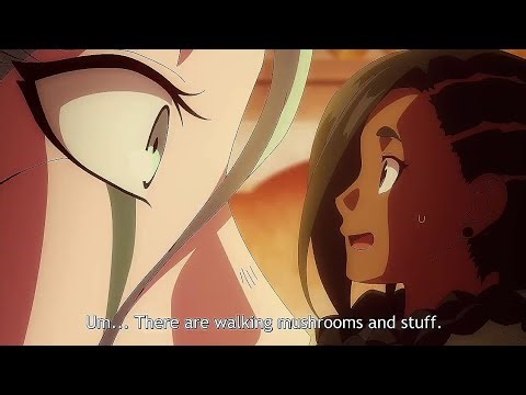 Giantess Boudicca a giantess goddess and Giantess jill a forest giantess in Radiant Anime series 