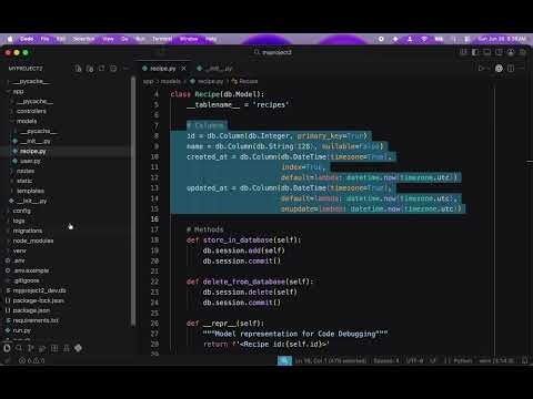 Flask Commands Part 73 Edit the Model and Migrate the Database