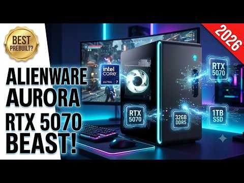 Alienware Aurora ACT1250 Review (2026) | Intel Core Ultra 7 265F + RTX 5070 Gaming PC Worth Buying?