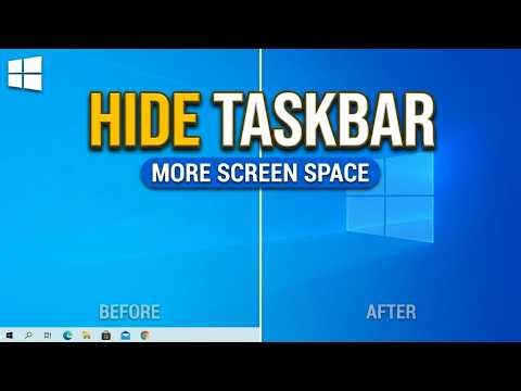 How to Hide the Taskbar in Windows 10 (2026) — Quick & Easy